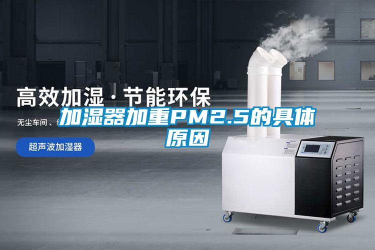 加濕器加重PM2.5的具體原因