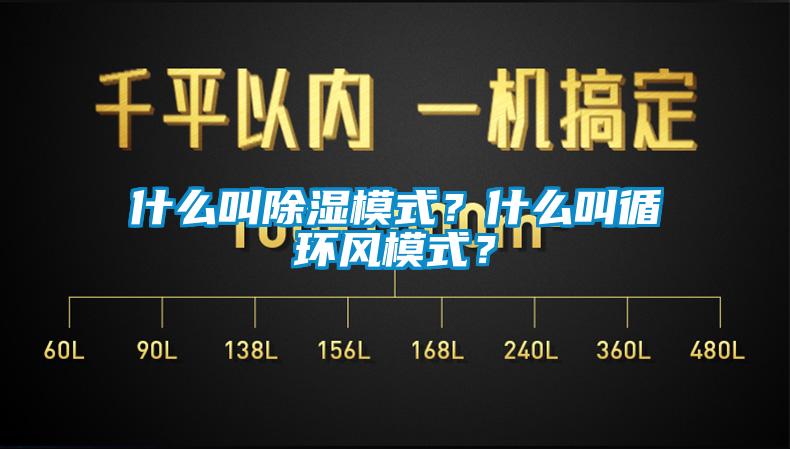 什么叫除濕模式？什么叫循環(huán)風(fēng)模式？