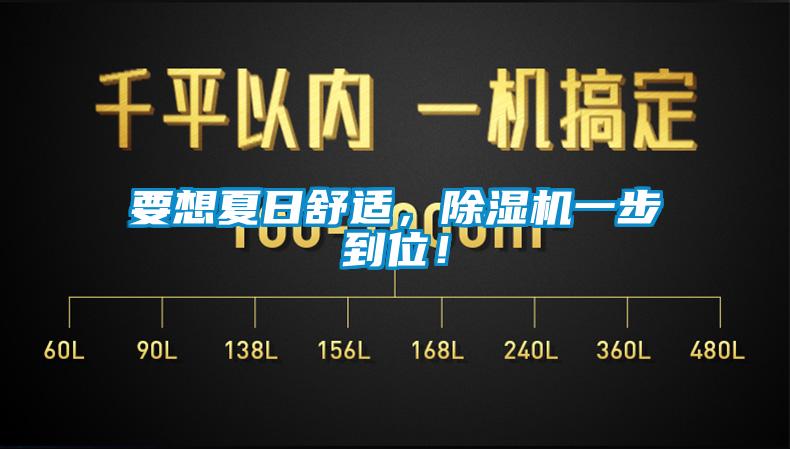 要想夏日舒適，除濕機(jī)一步到位！