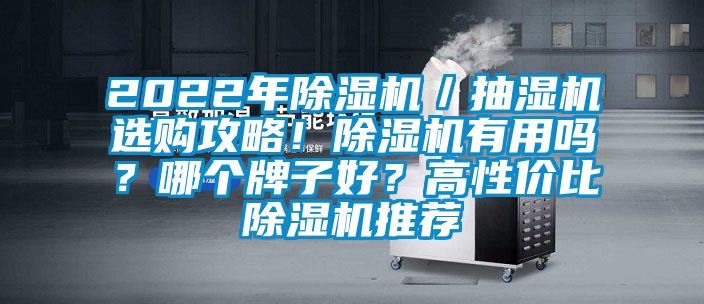 2022年除濕機／抽濕機選購攻略！除濕機有用嗎？哪個牌子好？高性價比除濕機推薦