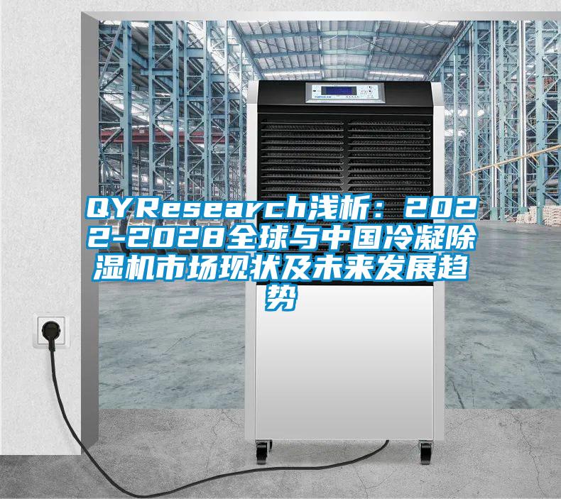 QYResearch淺析：2022-2028全球與中國(guó)冷凝除濕機(jī)市場(chǎng)現(xiàn)狀及未來(lái)發(fā)展趨勢(shì)