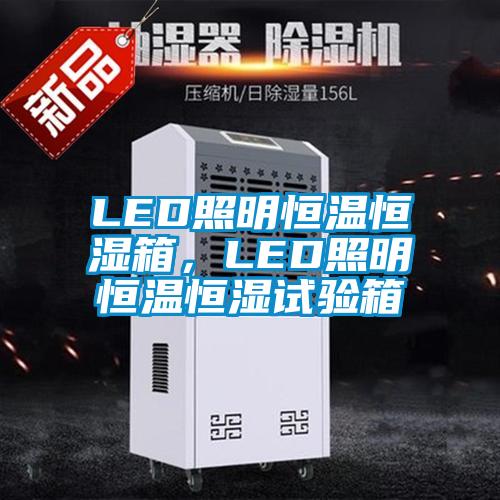 LED照明恒溫恒濕箱，LED照明恒溫恒濕試驗箱