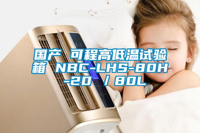 國產 可程高低溫試驗箱 NBC-LHS-80H -20℃／80L