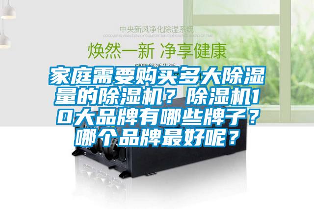 家庭需要購買多大除濕量的除濕機？除濕機10大品牌有哪些牌子？哪個品牌最好呢？