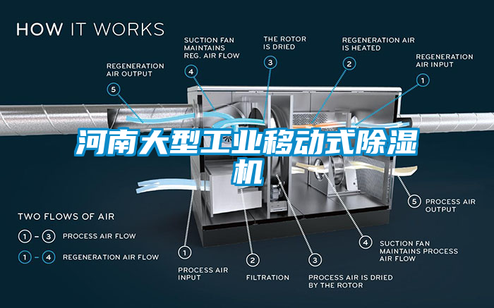 河南大型工業(yè)移動式除濕機(jī)