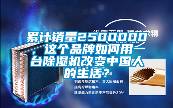 累計銷量2500000，這個品牌如何用一臺除濕機改變中國人的生活？