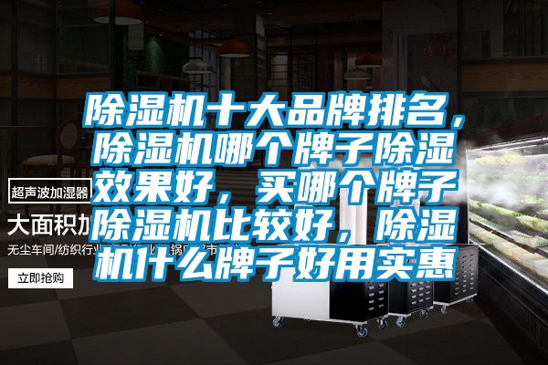 除濕機十大品牌排名，除濕機哪個牌子除濕效果好，買哪個牌子除濕機比較好，除濕機什么牌子好用實惠