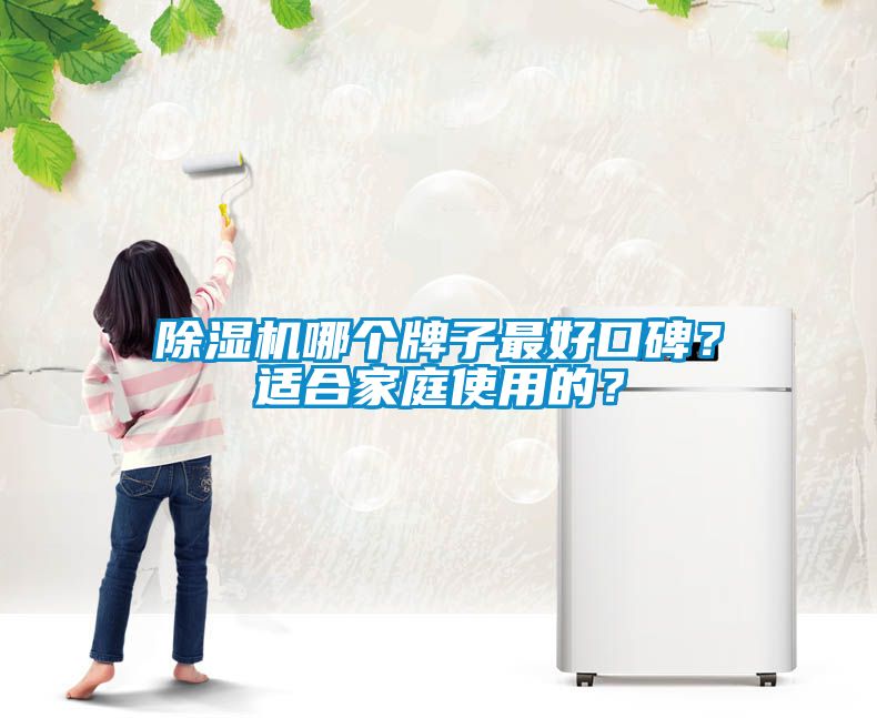 除濕機哪個牌子最好口碑？適合家庭使用的？