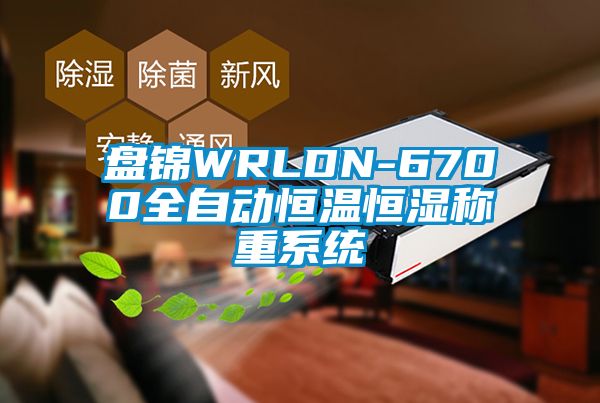 盤錦WRLDN-6700全自動恒溫恒濕稱重系統(tǒng)